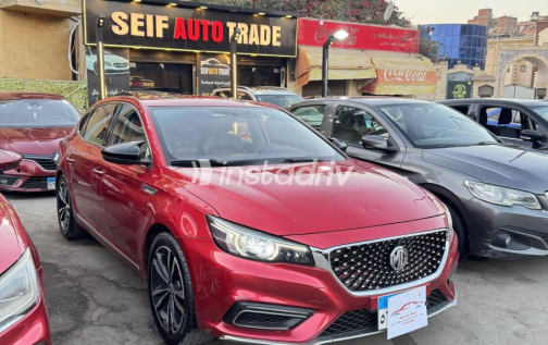 ام جى 6 2019 أحمر أوتوماتيك مستعملة للبيع في مصر الجديدة - 3