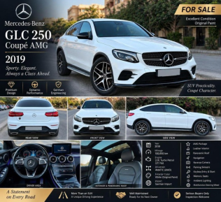 Mercedes GLC 200 AMG Imported 2019 White Automatic Used for Sale in 6 October