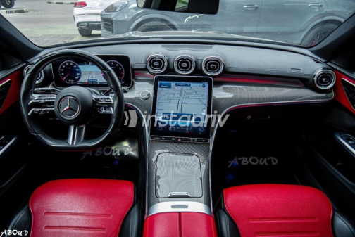 Mercedes C 200 2022 Black Automatic Used for Sale in Cairo - 3