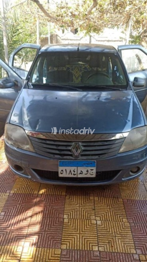 Renault Logan 2011 Blue Manual Used for Sale in Cairo - 1