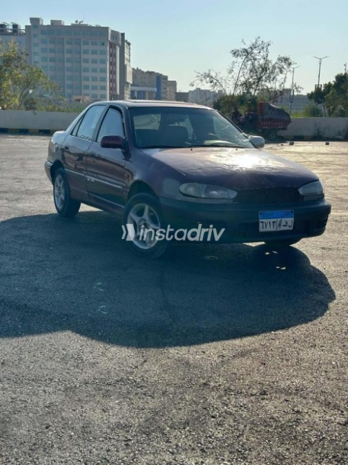 Hyundai Elantra 1994 Burgundy Manual Used for Sale in Kafr el-Sheikh - 2