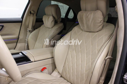 مرسيدس S 500 2022 أزرق غامق أوتوماتيك مستعملة للبيع في الزمالك - 5