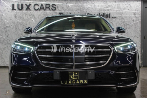 مرسيدس S 500 2022 أزرق غامق أوتوماتيك مستعملة للبيع في الزمالك - 6