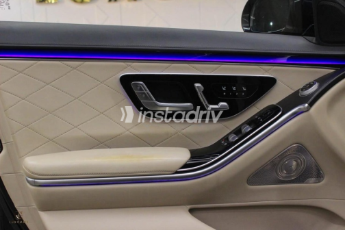 مرسيدس S 500 2022 أزرق غامق أوتوماتيك مستعملة للبيع في الزمالك - 10