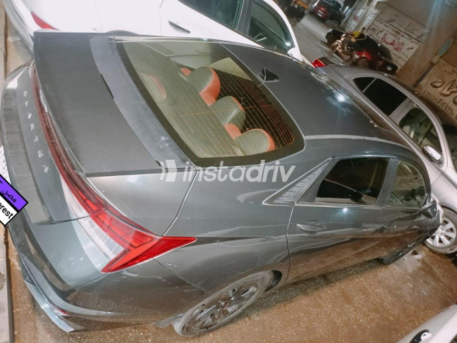 Hyundai Elantra 2021 Gray Automatic Used for Sale in El Haram - 3