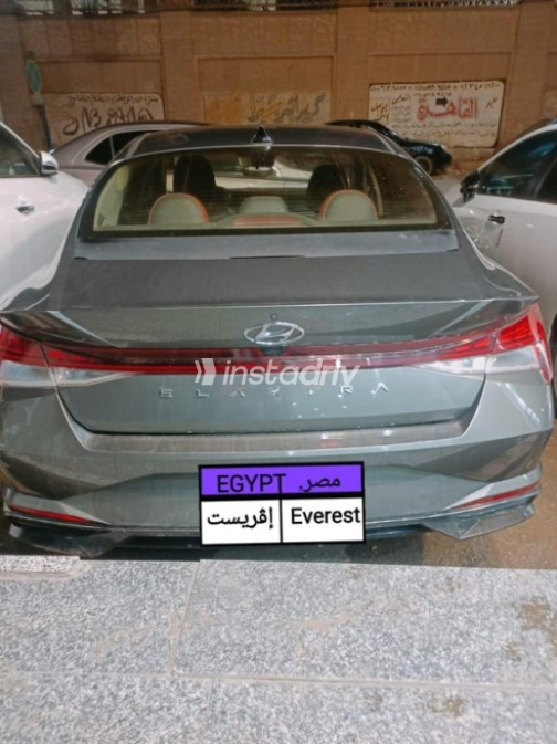 Hyundai Elantra 2021 Gray Automatic Used for Sale in El Haram - 4