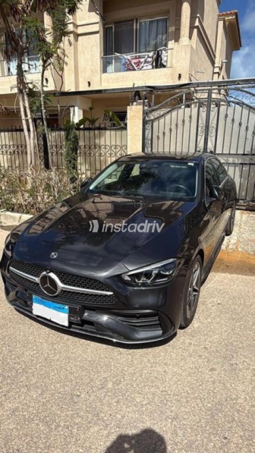 Mercedes C 200 AMG 2022 Black Automatic Used for Sale in Alexandria - 4