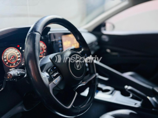 Hyundai Elantra CN7 2022 Black Automatic Used for Sale in Cairo - 8