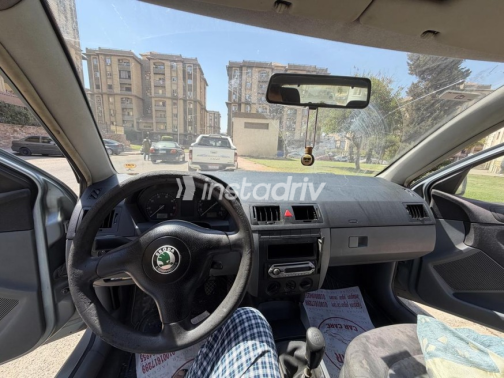 Skoda Fabia 2003 Dark Gray Manual Used for Sale in Cairo - 3