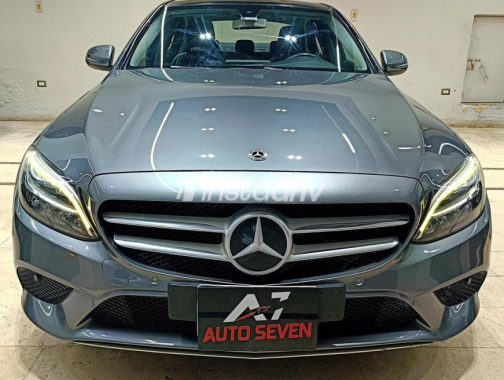 Mercedes C 180 2020 Gray Automatic Used for Sale in Heliopolis - 3