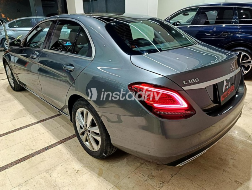 Mercedes C 180 2020 Gray Automatic Used for Sale in Heliopolis - 9