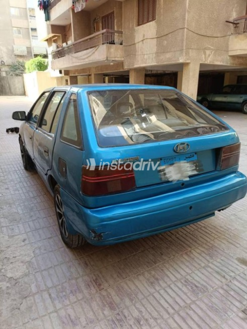 Hyundai Excel 1996 Blue Manual Used for Sale in Beni Suef - 4