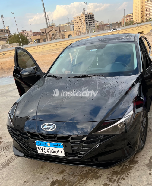 هيونداي إلنترا سى ان 7 2022 أسود أوتوماتيك مستعملة للبيع في القاهرة الكبرى ( القاهرة - الجيزة) - 3