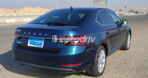 Skoda Superb 2022 Dark Blue Automatic Used for Sale in Al Shorouk - 4