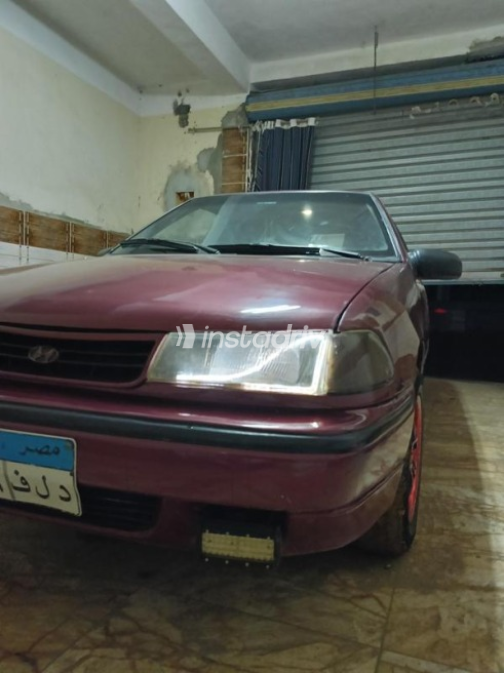 Hyundai Excel 1994 Red Manual Used for Sale in Dikirnis - 3