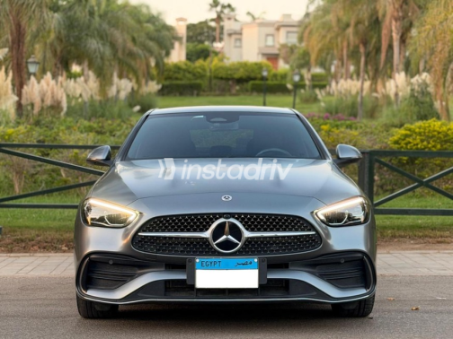 Mercedes C 180 2023 Gray Automatic Used for Sale in Maadi - 3