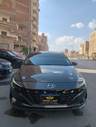 Hyundai Elantra 2021 Dark Blue Automatic Used for Sale in Tanta