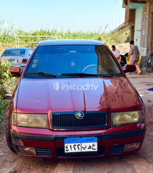 Skoda Octavia A4 2005 Dark Red Manual Used for Sale in Tanta - 2