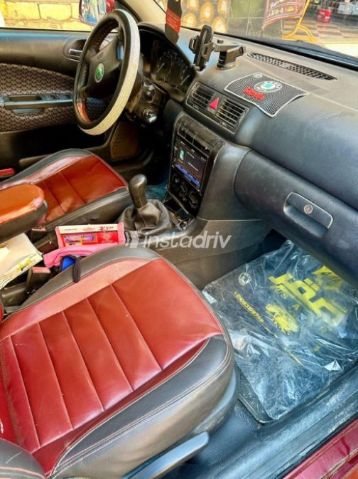 Skoda Octavia A4 2005 Dark Red Manual Used for Sale in Tanta - 4