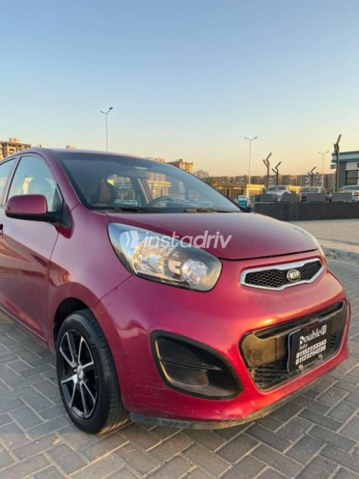 Kia Picanto 2013 Dark Red Automatic Used for Sale in Nasr city - 6