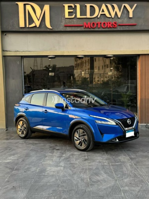Nissan Qashqai 2022 Dark Blue Automatic Used for Sale in El Katameya - 4