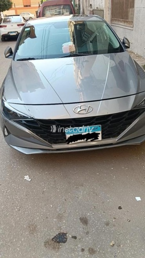 Hyundai Elantra CN7 2021 Gray Automatic Used for Sale in El Qanater El Khayreya - 1