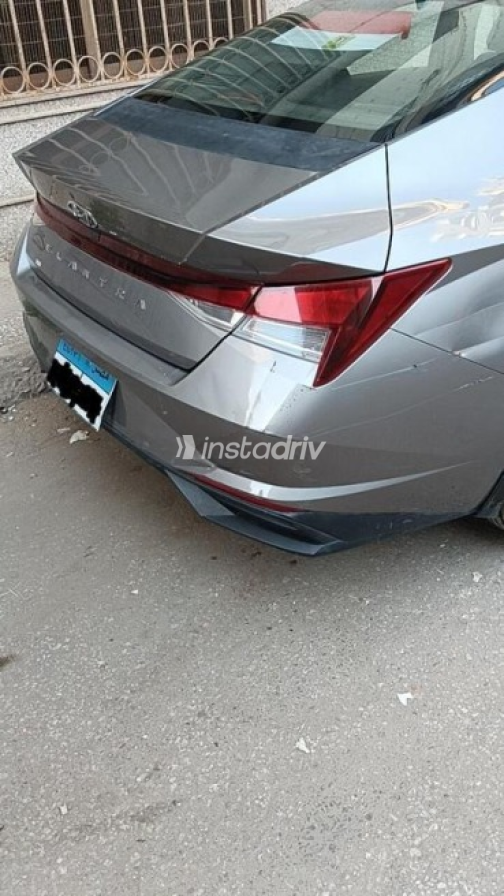 Hyundai Elantra CN7 2021 Gray Automatic Used for Sale in El Qanater El Khayreya - 3