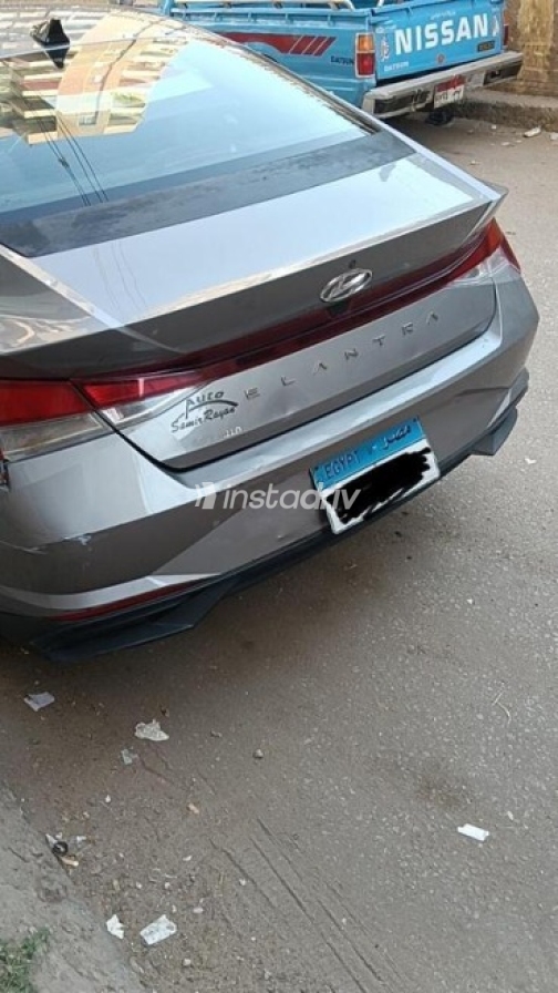 Hyundai Elantra CN7 2021 Gray Automatic Used for Sale in El Qanater El Khayreya - 5