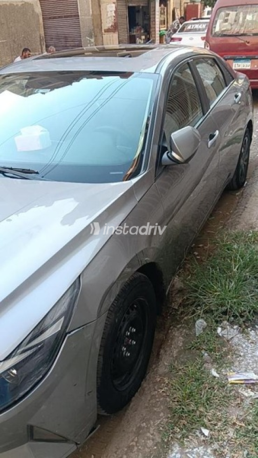 Hyundai Elantra CN7 2021 Gray Automatic Used for Sale in El Qanater El Khayreya - 10