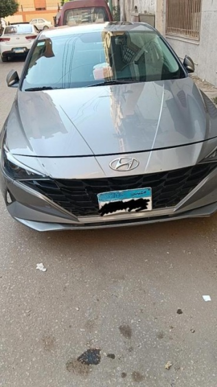 Hyundai Elantra CN7 2021 Gray Automatic Used for Sale in El Qanater El Khayreya