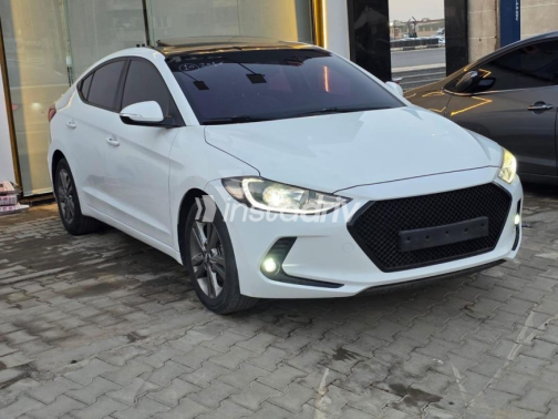 Hyundai Avante 2016 White Automatic Used for Sale in Nasr city - 8