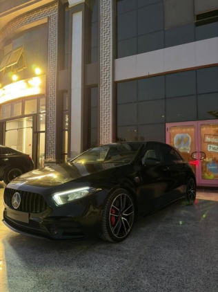 مرسيدس A 35 AMG 2022 أسود أوتوماتيك مستعملة للبيع في القاهرة