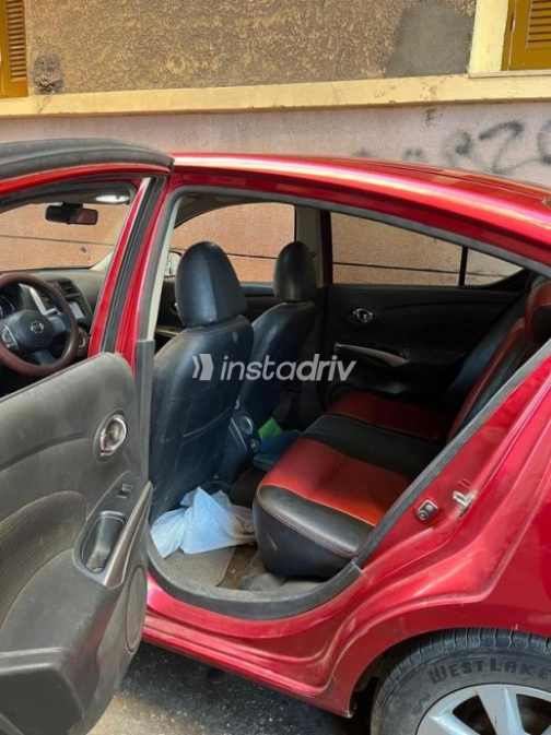 Nissan Sunny 2014 Red Automatic Used for Sale in Greater Cairo ( Cairo + Giza) - 4