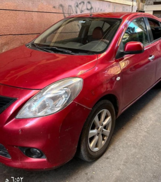 Nissan Sunny 2014 Red Automatic Used for Sale in Greater Cairo ( Cairo + Giza)