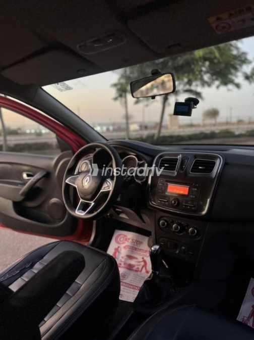 Renault Logan 2021 Dark Red Automatic Used for Sale in Greater Cairo ( Cairo + Giza) - 5