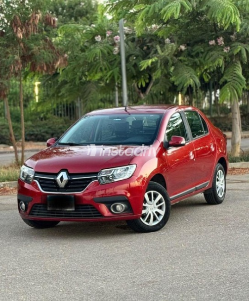 Renault Logan 2021 Dark Red Automatic Used for Sale in Greater Cairo ( Cairo + Giza) - 6