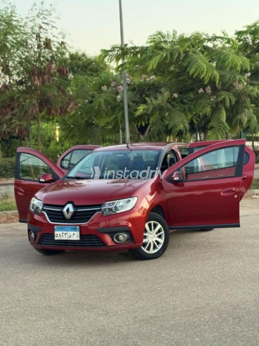 Renault Logan 2021 Dark Red Automatic Used for Sale in Greater Cairo ( Cairo + Giza) - 10