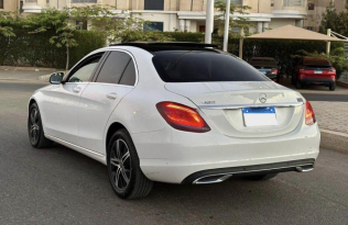 Mercedes C 180 2020 White Automatic Used for Sale in Cairo