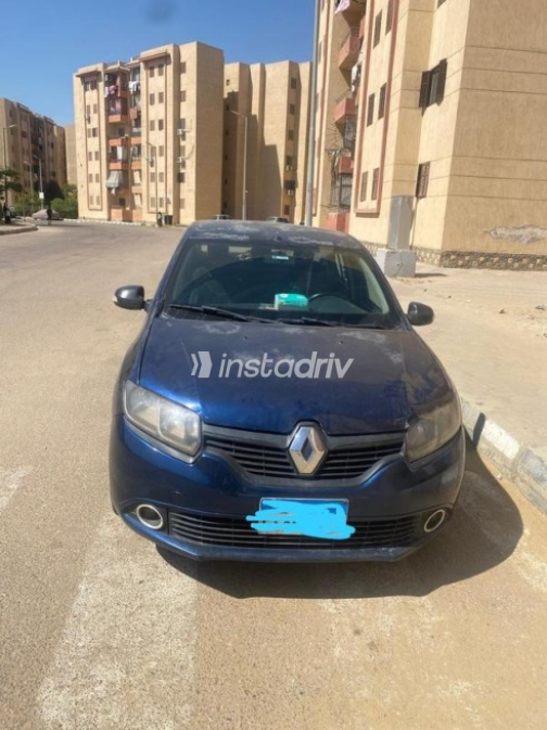 Renault Logan 2016 Dark Blue Automatic Used for Sale in Hadayek October - 1