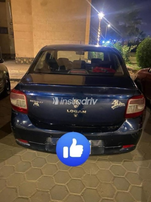 Renault Logan 2016 Dark Blue Automatic Used for Sale in Hadayek October - 2