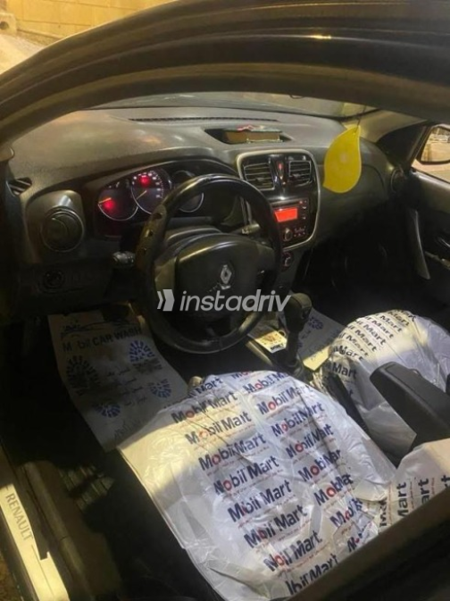 Renault Logan 2016 Dark Blue Automatic Used for Sale in Hadayek October - 4