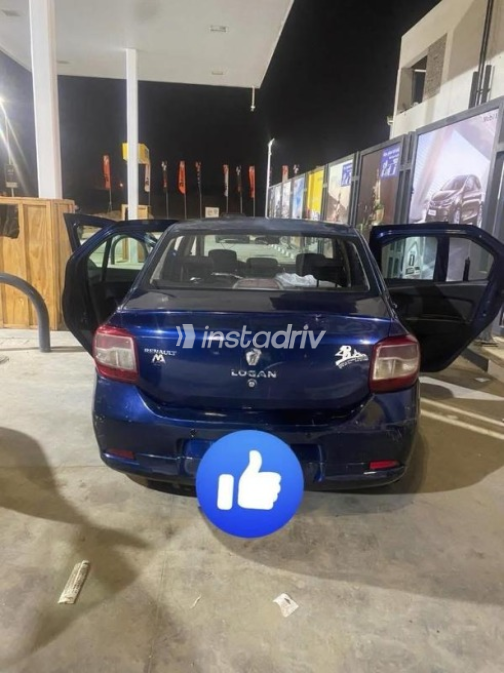 Renault Logan 2016 Dark Blue Automatic Used for Sale in Hadayek October - 5