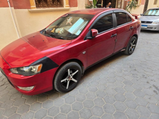 Mitsubishi Lancer EX Shark 2016 Red Automatic Used for Sale in Hurghada