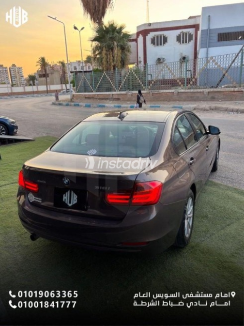 BMW 316 2015 Brown Automatic Used for Sale in Suez  - 2