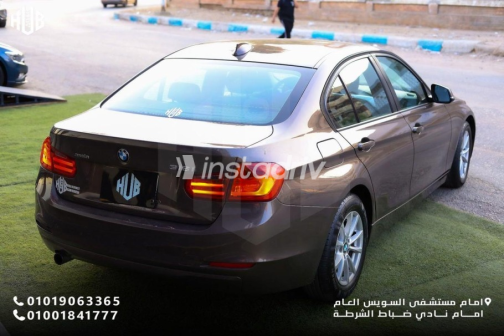 BMW 316 2015 Brown Automatic Used for Sale in Suez  - 7