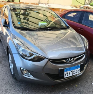Hyundai Avante 2011 Dark Gray Automatic Used for Sale in Cairo