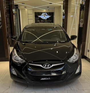 Hyundai Elantra 2016 Black Automatic Used for Sale in Nasr city
