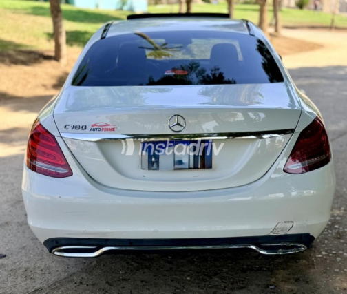 Mercedes C 180 2016 White Automatic Used for Sale in Cairo - 5