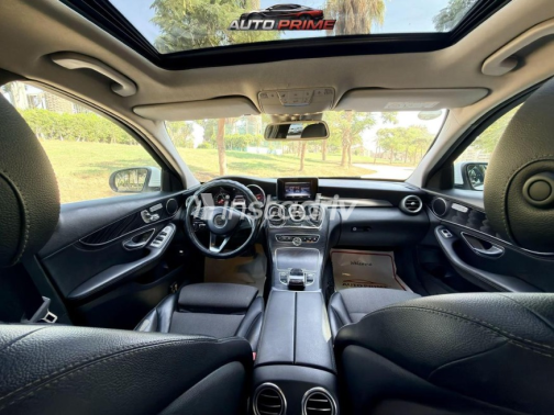Mercedes C 180 2016 White Automatic Used for Sale in Cairo - 6