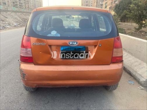 Kia Picanto 2008 Orange Automatic Used for Sale in Banha - 4